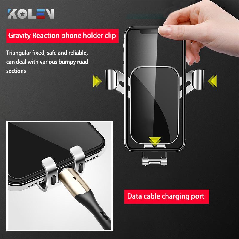 Auto Mobile Phone Mount Fit For Mercedes Benz C Class W205 C180 C250 C300 Glc X253 Gps Gravity Bracket Navigation Stand