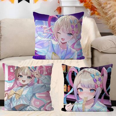 Anime Kangel Poszewka na poduszkę Sypialnia Sofa Dekoracyjna Poszewka na poduszkę Z zamkiem Błyskawicznym Miękka Poszewka na poduszkę