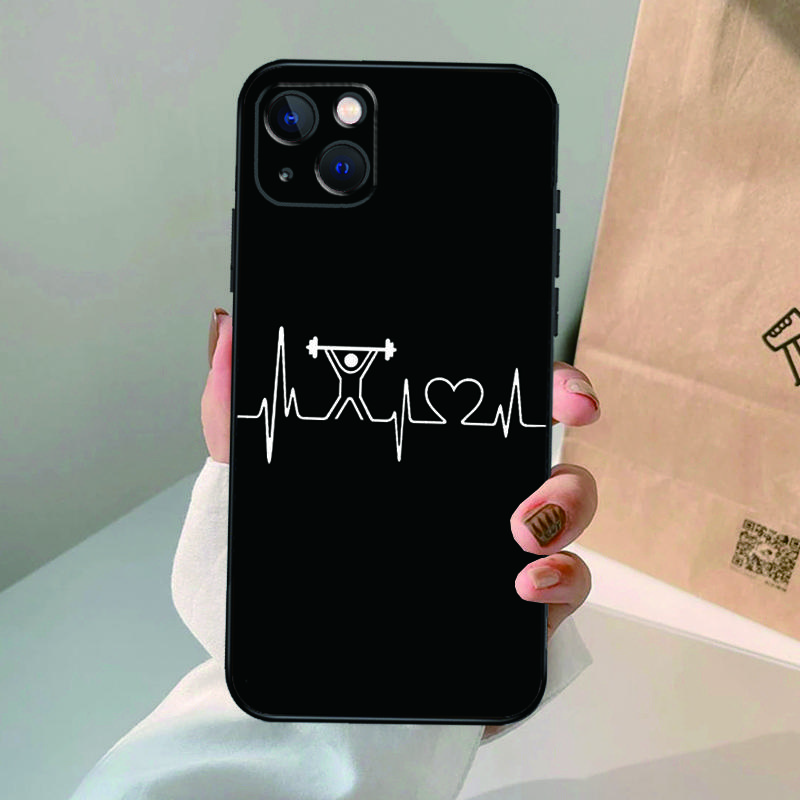 

Fitness Bodybuilding Gym Phone Case For iPhone 17 Air 16 15 14 13 11 12 Pro Max 13 12 mini 15 16 Plus 16e Cover Coque For iPhone 11
