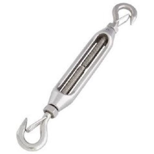 Mizumoto Stainless Steel Frame Turnbuckle with Anti-Separation Stopper (Hook & Hook), 2 Minutes, B1352