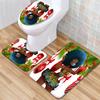African Women'S Bathroom Floor Mat Three-Piece Bathroom Carpet Toilet Mat Set Doormat Bathroom Non-Slip Mat