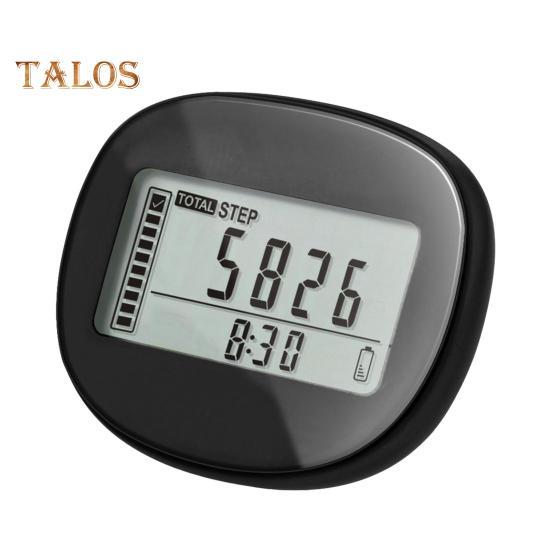 

3D шагомер для ходьбы, простой счетчик шагов с цифровым дисплеем, точный трекер шагов для мужчин, женщин, детей, пожилых людей чёрный