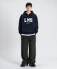 LEMAIN SECOND Single-Pleat Wide Corduroy Elastic Pants [Khaki]