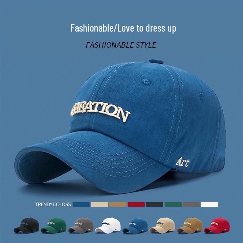 Унисекс хлопковая бейсболка с мягким верхом One Size