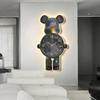 Wall Violentbear Clock Creativity Timepiece Living Decoration Room