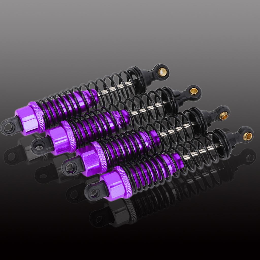 4Pcs RC OffRoad Vehicle Metal Shock Damper Part for HSP 106004 Remote Control Car Accessory