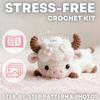Crochet Material Package, Crochet Doll Collection, DIY Yarn Ball, Hand Woven Doll Ornament