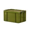 Outdoor camping industrial wind storage box military green household plastic storage box car trunk turnover storage box