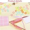 240Pcs Colorful Knitting Stitch Markers Rings Knitting Crochet Locking Rings Crochet Locking Knitting Stitch Counter Sewing Tool