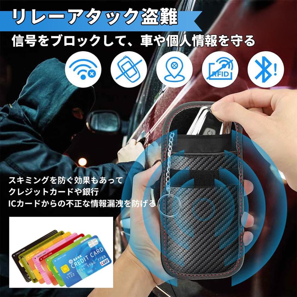 [BESNU] GR86 Applicable Car Radio Wave Blocking Pouch Relay Attack