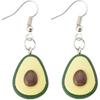 Avocado Dangle Earrings for Women Girls Creative Fruit Pendant Earring for Teen Girl Cute Fashion Avocados Dangle Earring Trendy Statement Lovely