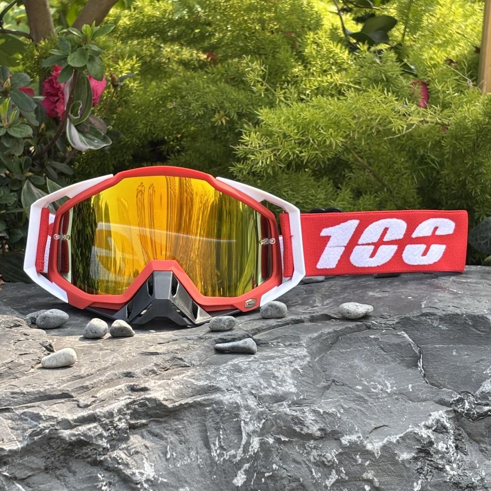 100 Motorcycle Goggles Cycling Glasses Outdoor Off-Road Ski Sport MX ATV Dirt Bike Racing Glasses Motocross Goggles