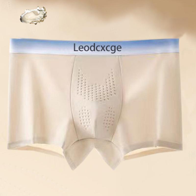 Men's Breathable Cotton Mid-rise Boxer Shorts Men's Underwear Underpants Casual Boxer Briefs & Shorts Elastic Boxer Briefs for Casual Style