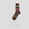 Female Spring and Autumn Retro National Wind Tube Cotton Socks