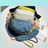 Retro Color Block Fisherman Hat Unisex Summer Outdoor Camping Sun Hat Uv Protection