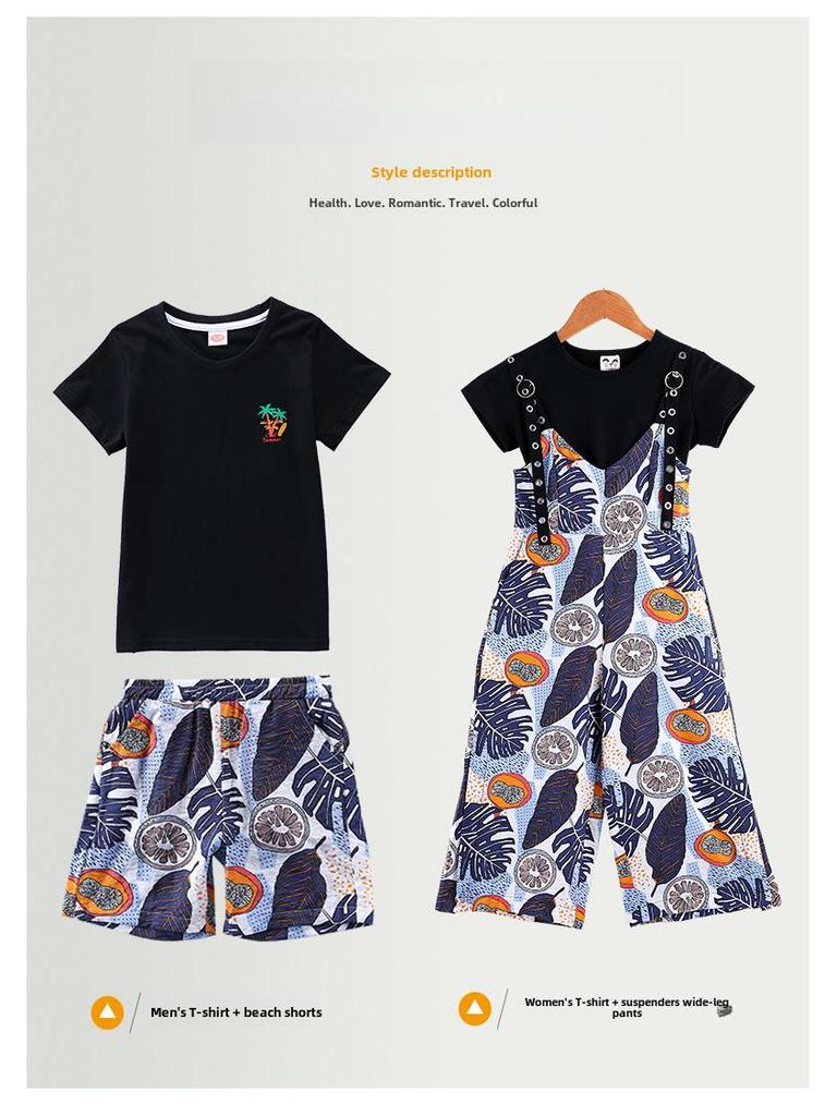 2025 Familien-Strandmode: Neue Sommerkleider für Mutter-Tochter & Vater-Sohn Urlaubssets