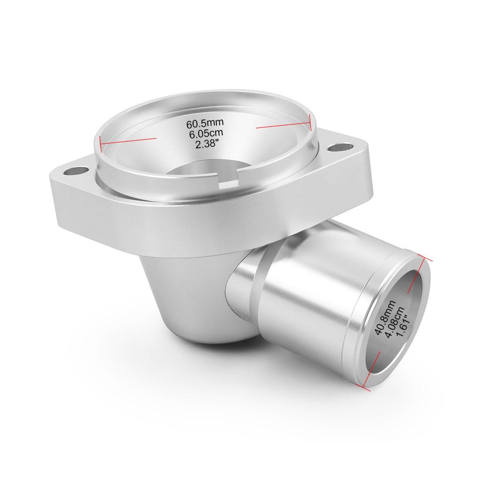 1.5 Inch 90° Billet Aluminum Swivel Water Neck Thermostat Housing Fit for GM LS1 LS2 LS3 LS7 LS9 LSA L76 For Vortech L92