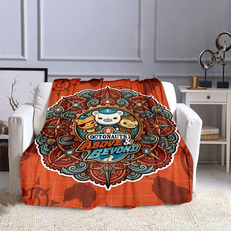 3D The-Octonauts printed blankets picnic blanket Warm Flannel blankets Soft and comfortable blanket bed linings Birthday Gift