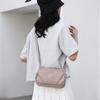 Women's new shoulder bag fashion casual messenger bag pleated anti-splash nylon bag
