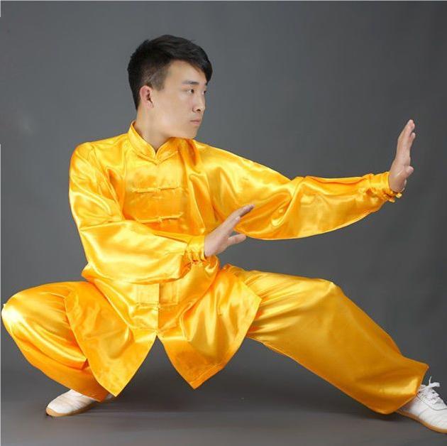 Traditionelle Chinesische Tai Chi Kung Fu Uniformen für Erwachsene Morgen Gymnastik Wushu Kleidung Kinder Erwachsene Kampfsport Wing Chun Anzug