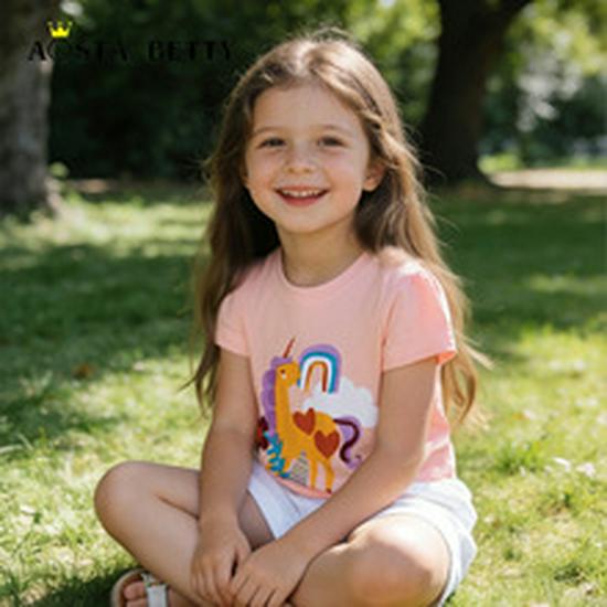 Summer Boys' European-Style Short-Sleeve Printed T-Shirts for Toddlers & Kids