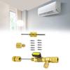 Valve Cores Copper Nut Valve Core Removal Tool R410 R32 Brass Adapter Remover Installation Air Conditioner Repair Tool