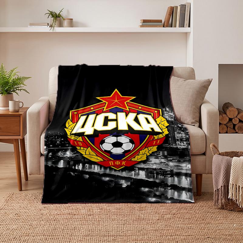 CSKA Moscow (23) Soft Warm Flannel Blankets Comfortable Blanket for Home Decoration Gifting