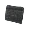 Inden-ya Inden Coin Case Deer Leather Black X Black Lacquer Patterned 1208-01-167 Box Coin Pocket X1, Card Pockets X2, Made In Japan
