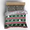 Christmas Reindeer Snowflakes Bedding Set Bedding set (1 duvet cover, 2 pillowcases, duvet not included)