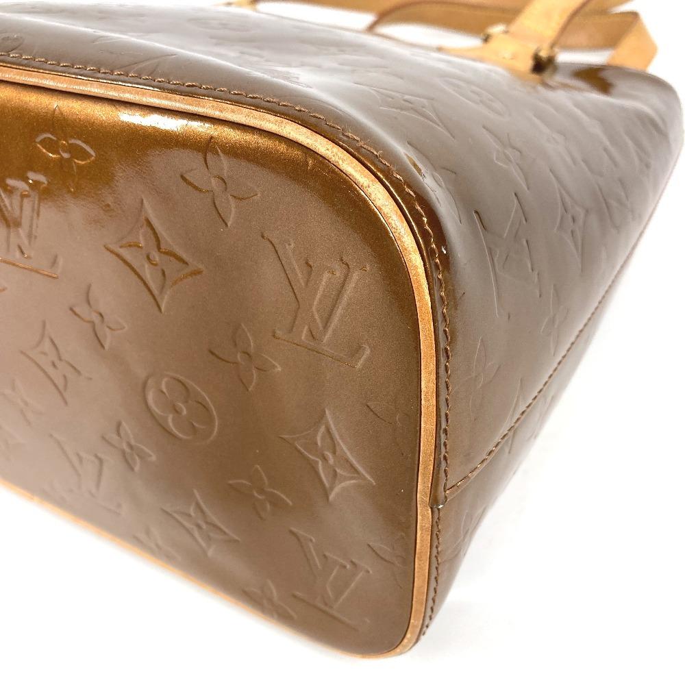 Louis Vuitton M91122 Bolsa de Ombro Tote MonogramVernis Houston Marrom Bronze
