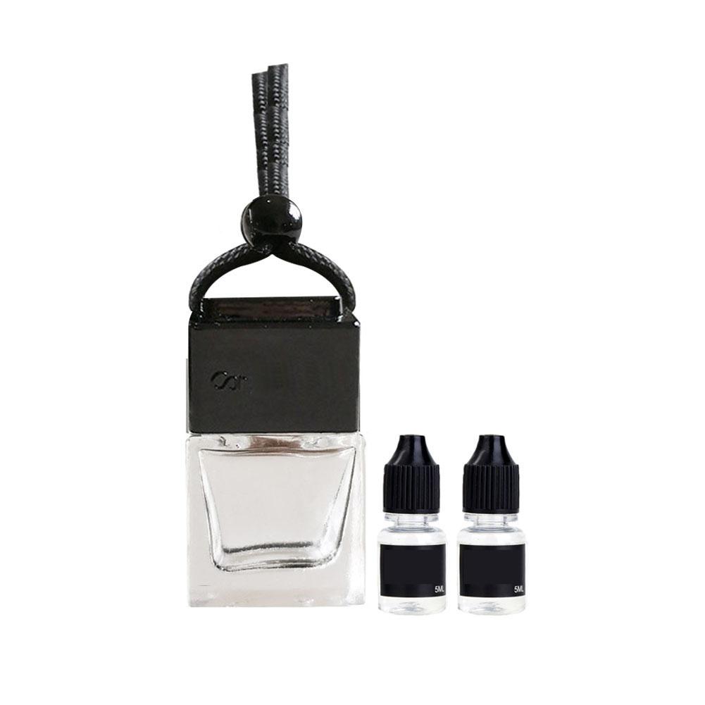 NOWY Wysokiej klasy samochodowy perfum butelki wiszące aromaterapia odświeżacz dyfuzor butelka zapachowa perfumy do powietrza ozdoba wisiorek do napełniania E0Y8