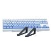 1 Pair Portable Keyboard Elevated Stand Raised Keyboard Angle Plastic Computer Keyboard Riser Monitor Holder Comfortable Typing