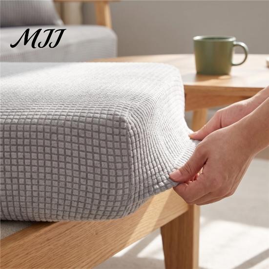 Fleckbeständige Sofasitzbezüge, Hochelastische Polsterbezüge, Elastische Sofabezüge, Waschbare Möbel-Weichstoffschutz für Zweisitzer, Dreisitzer