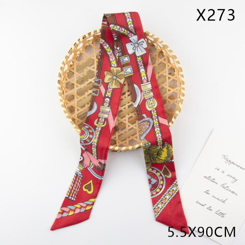 Versatile Vintage Silk Scarf: Hair Tie, Headband, Bag Accessory