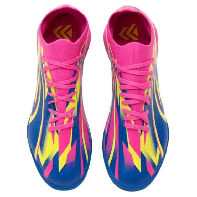 Puma Ultra Match Energy TT Versatile Comfortable Soccer Shoes Men Soccer Shoes Pink Blue Yellow 107544-01