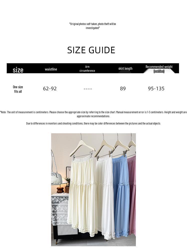 Women's High Waist A-Line Midi Skirt with Lace Trim - Spring/Summer 2026