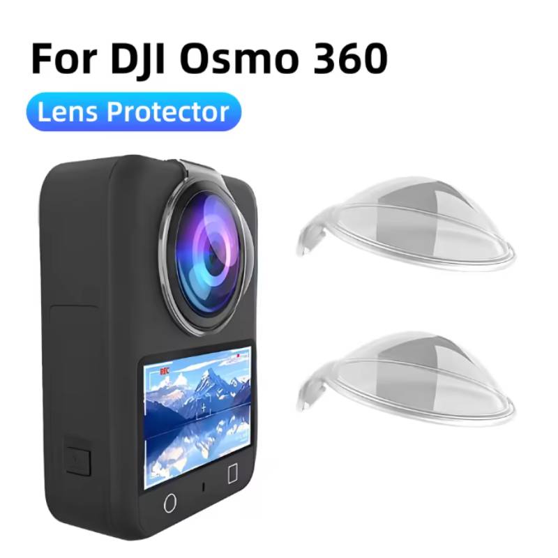 Lens Guards for DJI Osmo 360, PC Lens Protector Cover with Anti-Reflective Coating Cover for Osmo 360 Accessories (PC Material)