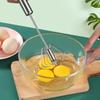 Stainless Steel Semi-automatic Egg Beater, Rotating Cream Egg Mixer, Household Manual Egg Beater, Baking Tool Battery-Free