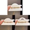 Gold Electroplated Zircon Flower Jewelry For Women Stylish Office Accessory
