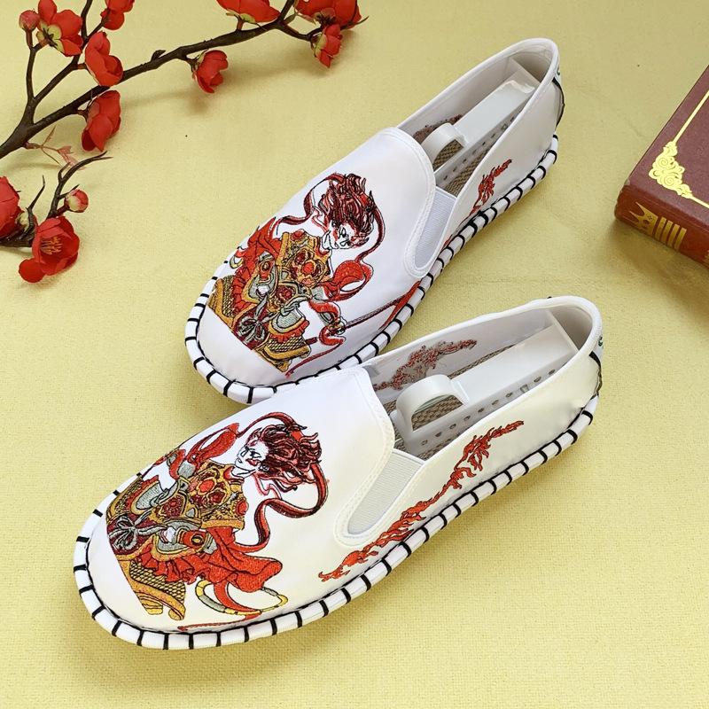 Fashion 2025Shoes for Women Sneakers Men Ethnic Style Embroidery Chinese Style Streetwear Fashion Casual Vintage Old Beijing Shoes