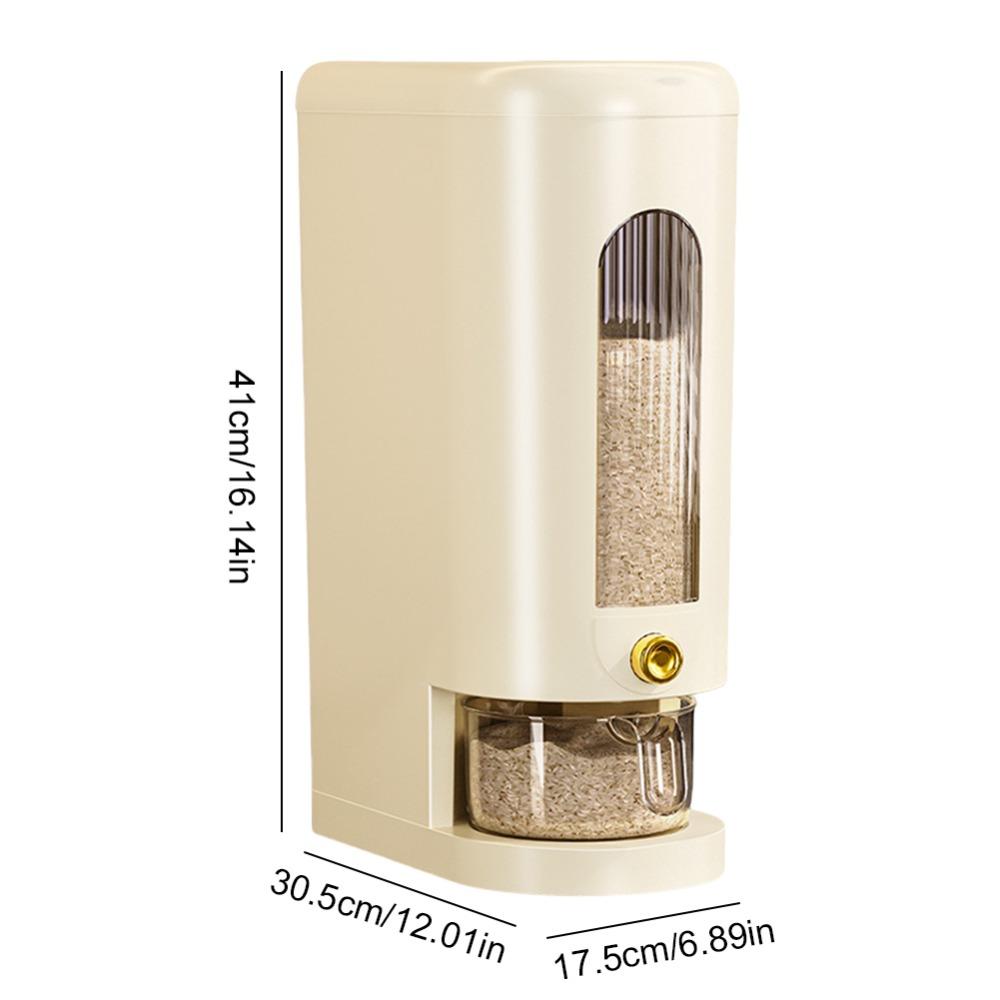 

Sealed Rice Storage Container Moisture Proof Cereal Container Portable Rice Bucket Household 10KG