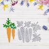DIY Scrapbooking Stencils Templates Metal Cute Carrot Embossing Cutting Dies Cards Making Supplies for Craft Decoration