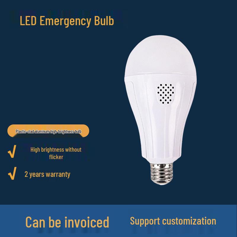Portable E27 LED Emergency Bulb for Outdoor and Home Use