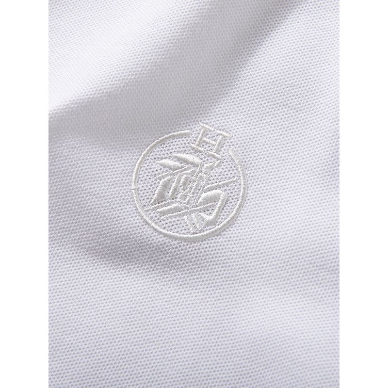 Short-Sleeved Men's Polo Shirt 2025 Summer New Style Breathable Half-Sleeved Top Versatile Business Casual Work Clothing Lapel T-Shirt