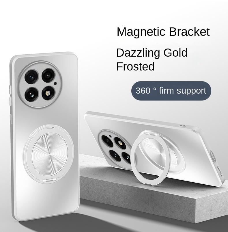 

Для OnePlus 13 Чехол Твердый Матовый с Кольцом Магнитный Защитный Чехол-накладка для OnePlus13 One Plus 13 Полная Защита Корпус Телефона For OnePlus 13 серебряный