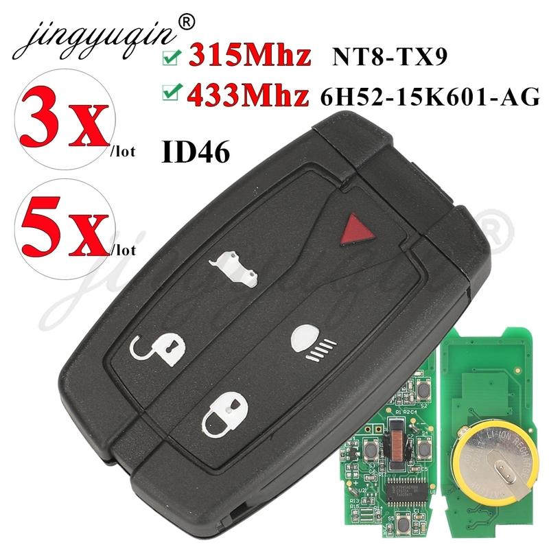 

3/5pcsRechargeable 315/433MHz ID46 for Land Rover Freelander2 2006-2012 Car Key Remote LR013005 6H52-15K601-AG LR013006 NT8-TX9 3 pieces