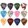 100pcs/lot Guitar Picks 0.71mm Colorful Skidproof Water Droplets Shape Plectrum for Guitar Bass Ukulele