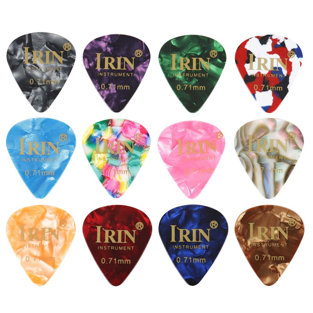 100pcs/lot Guitar Picks 0.71mm Colorful Skidproof Water Droplets Shape Plectrum for Guitar Bass Ukulele
