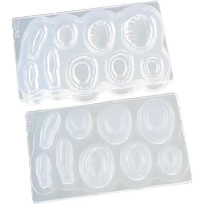 Kameshima Silicone Mold Miniature Osechi Series Abalone & Tazukuri 3 Sizes Double-Sided Craft Tool C-889 for Clay UV Resin