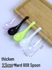 Individually Wrapped Thickened Plastic Disposable Soup & Dessert Spoon